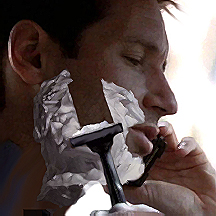 Scraping the razor across his jaw, he marveled at the smooth stripe of skin it left behind.